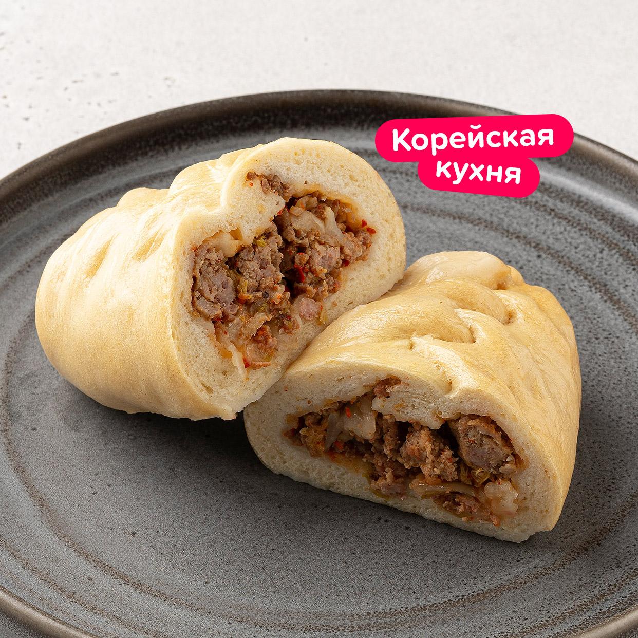 Пян-се с мясом и кимчи
