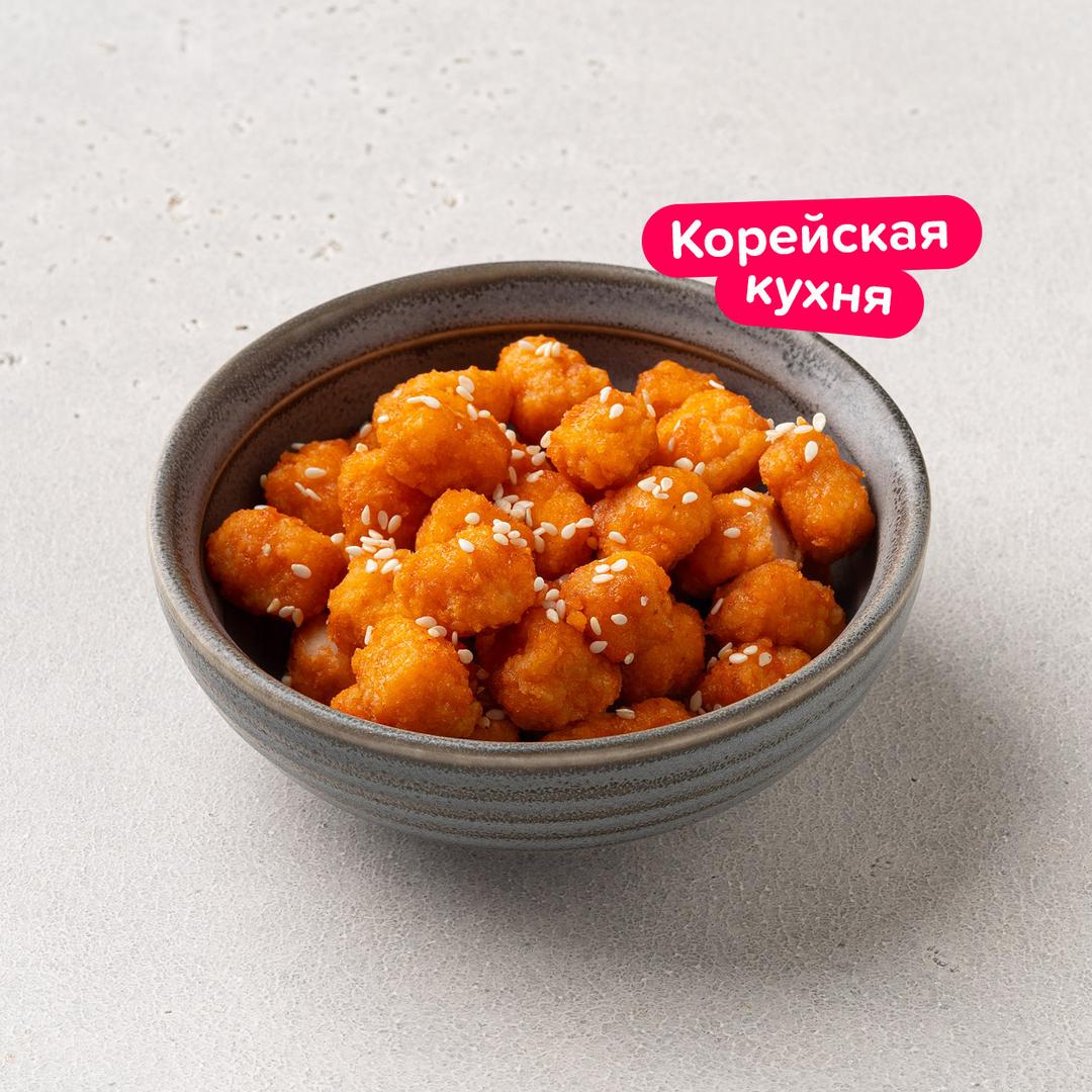 Цыплёнок по-корейски в кисло-сладком соусе