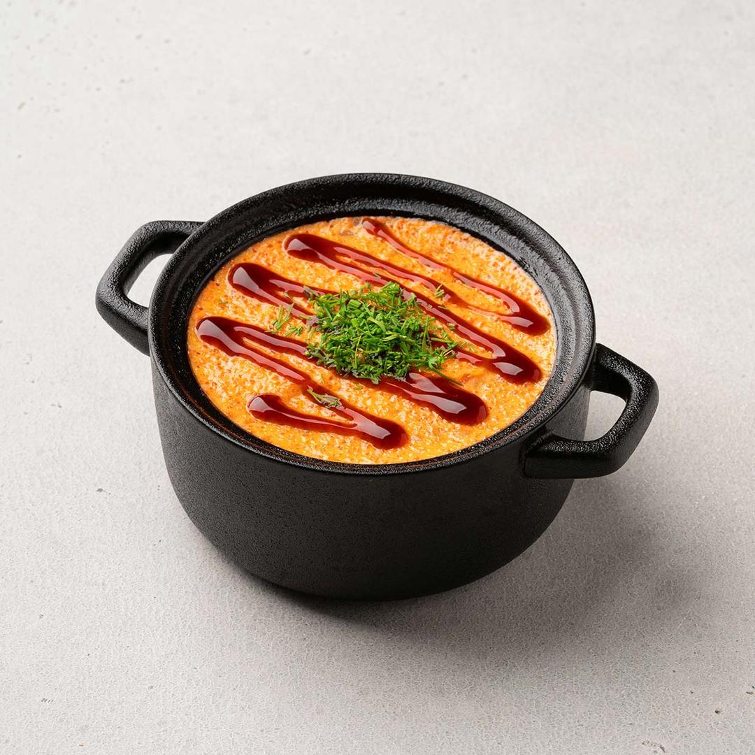 Спешл с лососем и креветками